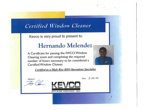 Kevco training certification